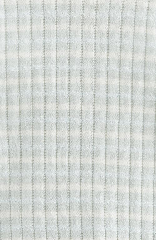 NORDSTROM NORDSTROM STRIPE POINTELLE POLO SWEATER & SHORTS SET