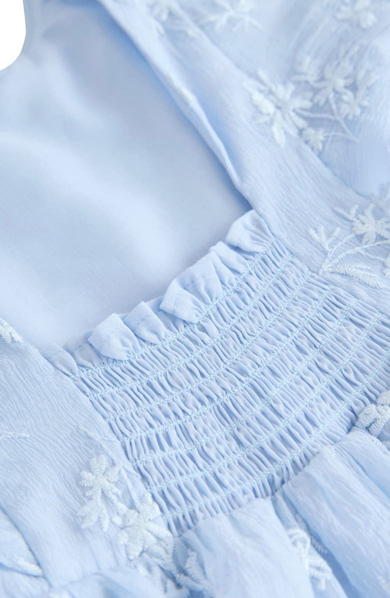 Laura Ashley Kids' Floral Embroidered Tiered Party Dress, Alternate, color,