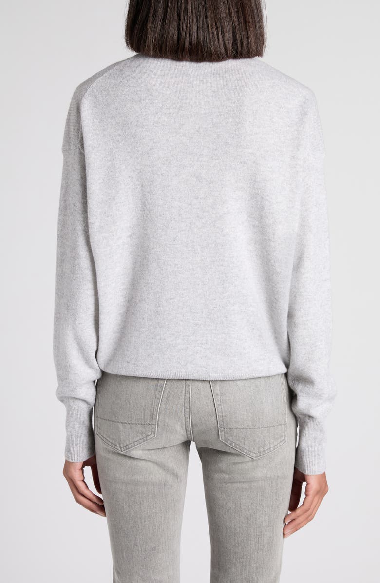 TOM FORD Cashmere Crewneck Sweater, Alternate, color, Ig125 Pale Grey Melange