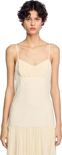 SANDRO Pleated maxi dress | Nordstrom