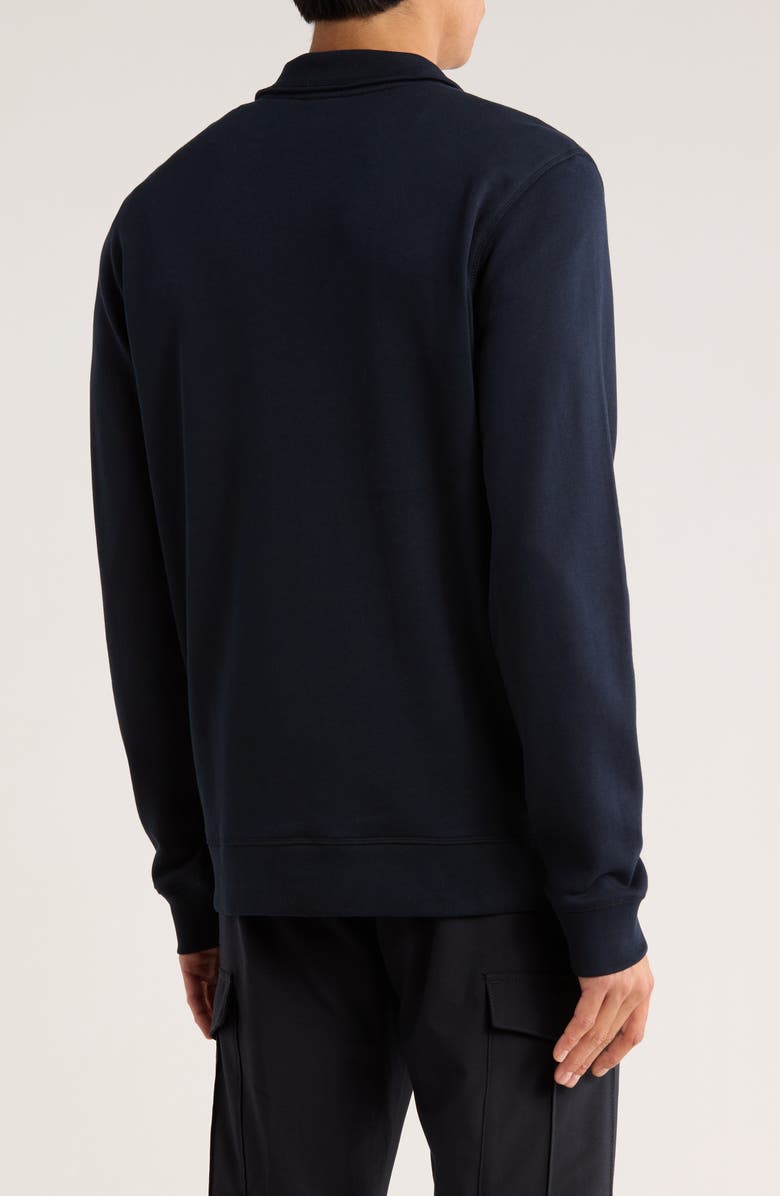 BOSS Zetrust Quarter Zip Pullover, Alternate, color, Dark Blue