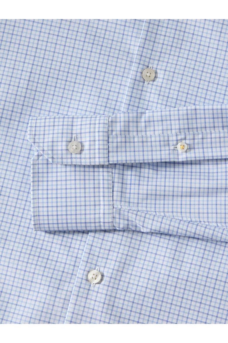 Reynolds Mini Tattersall Shirt in Contemporary Fit, Alternate, color, Blue