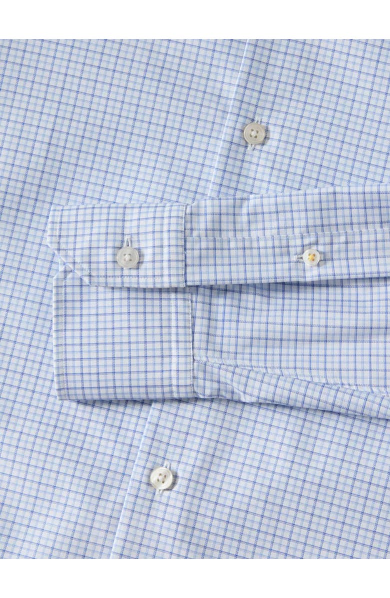 Robert Talbott Reynolds Mini Tattersall Shirt in Contemporary Fit, Alternate, color, Blue