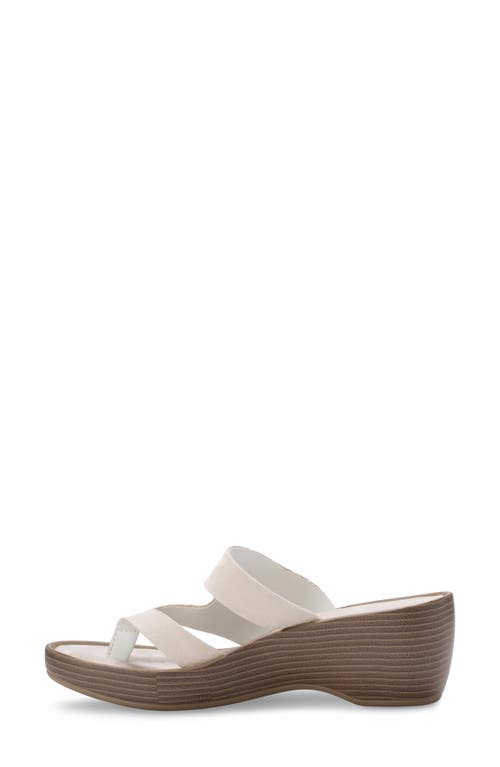 Shop Eastland Laurel Wedge Sandal In White