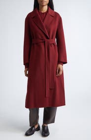 Max Mara Luna Virgin Wool Wrap Coat
