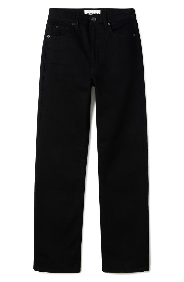 SLVRLAKE London High Waist Straight Leg Jeans, Main, color, 