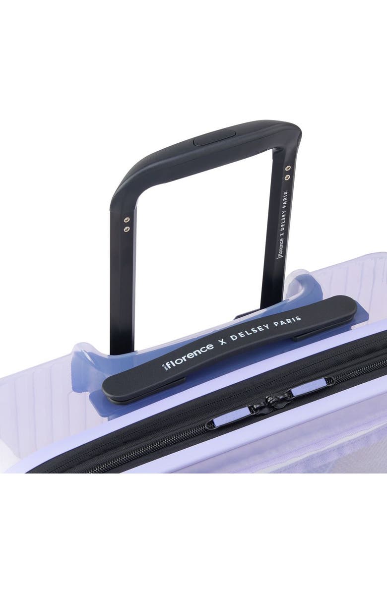 Florence by Mills Gotta Glow Expandable 24" Medium Spinner, Alternate, color, Translucent Purple