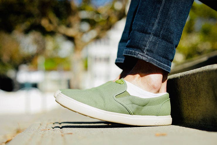 XpreSole Cody Waterproof Slip-On Sneaker, Alternate, color, Olive