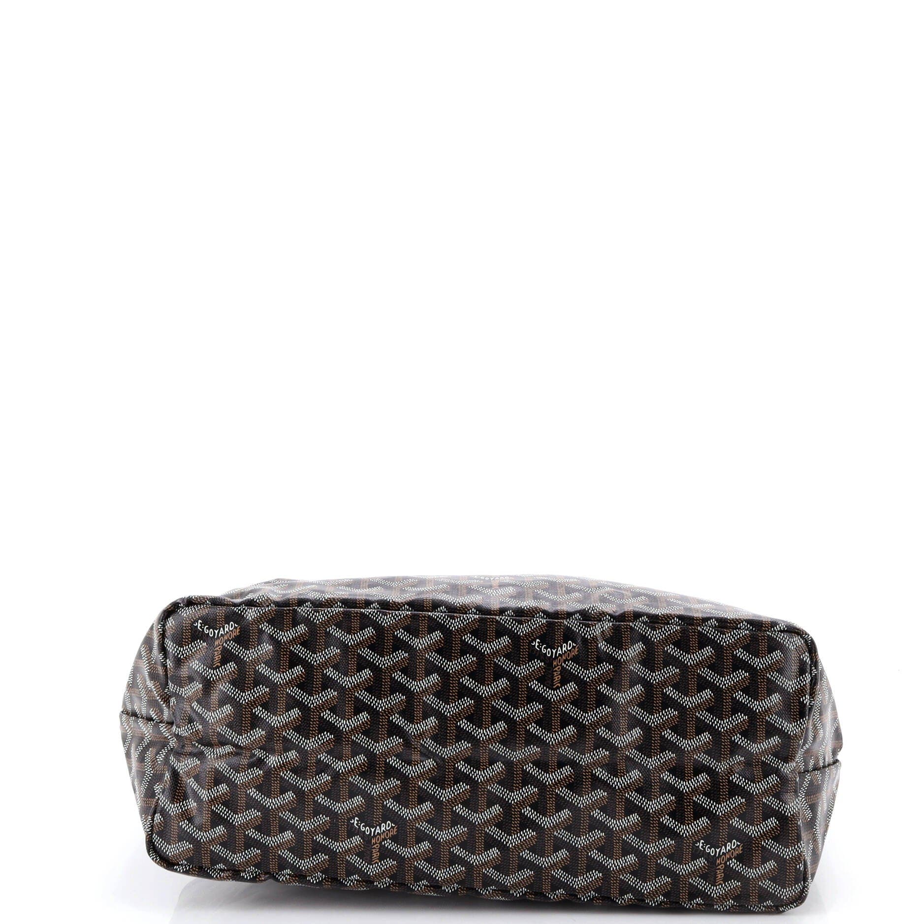 Pre-Owned Goyard Saint Louis Tote Coated Canvas PM, Alternate, color, Black