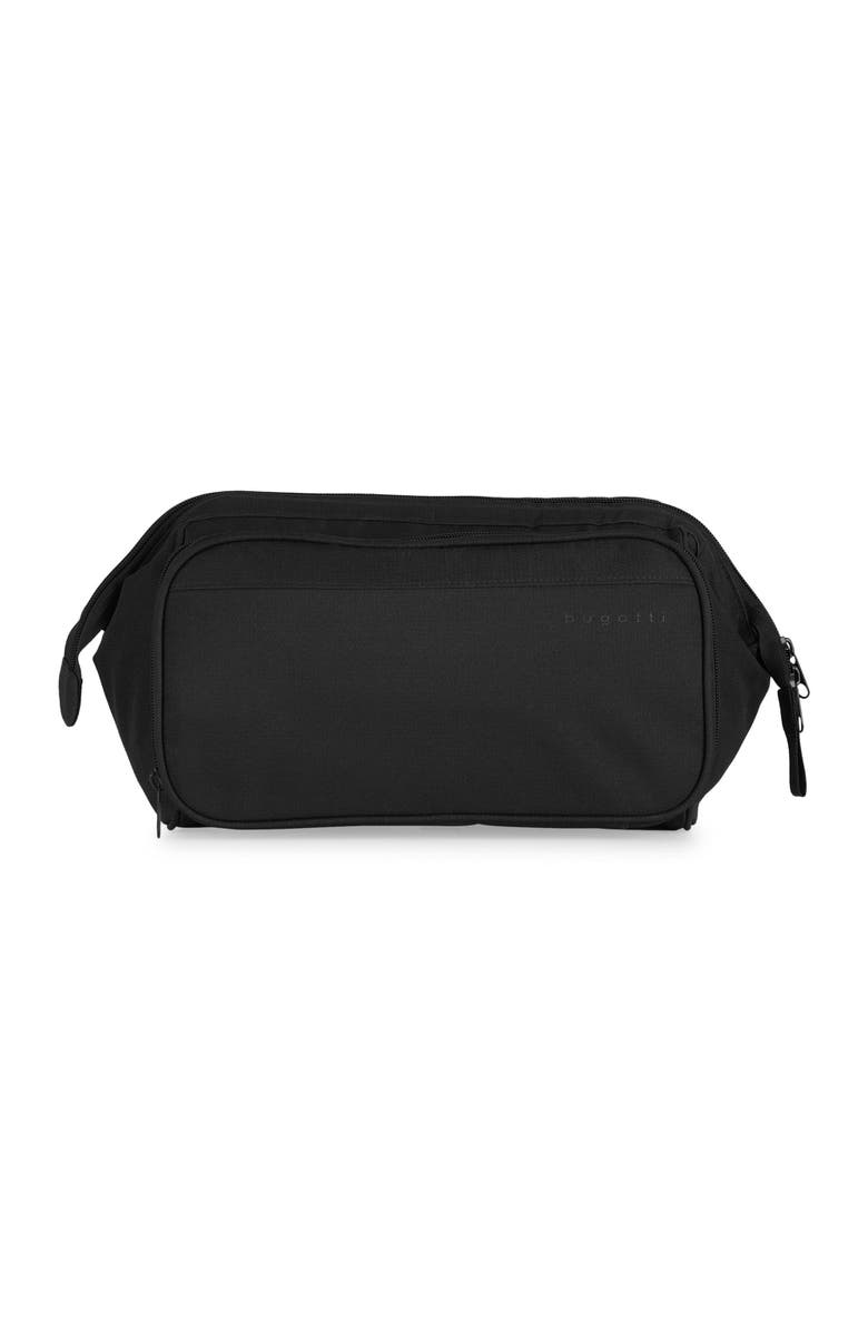 bugatti Uptown Essentials Toiletry Bag, Main, color, Black