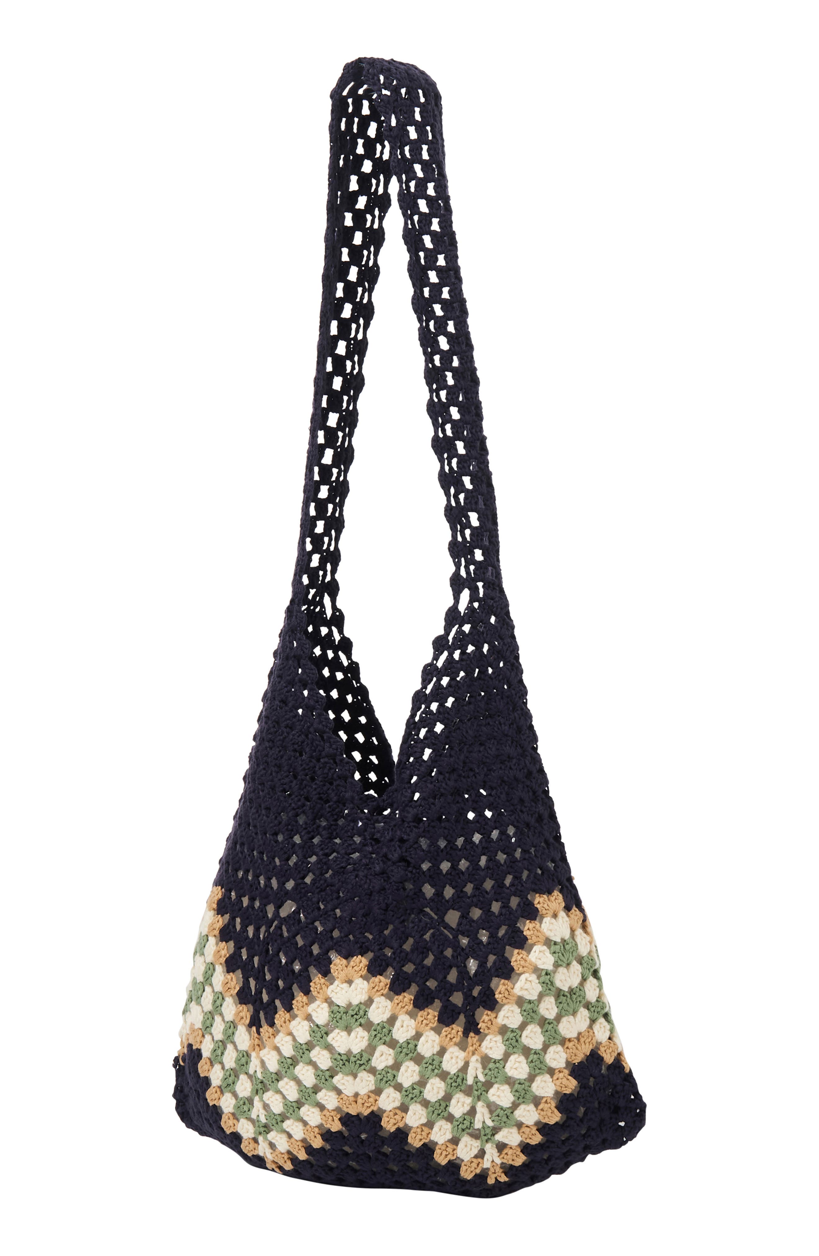 Urban Originals Sandy Woven Tote Bag, Alternate, color, Navy