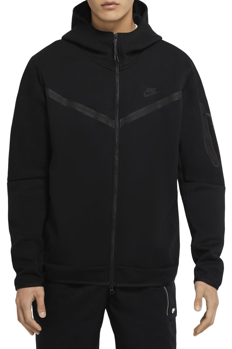 Sportswear Tech Fleece Zip Hoodie, Main, color, BLACK/ BLACK