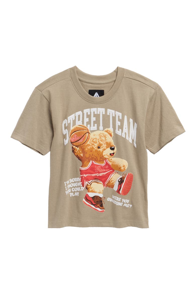 Kids' Polar Short Sleeve Graphic T-Shirt, Main, color, WINTER TWIG/ STREET TEAM