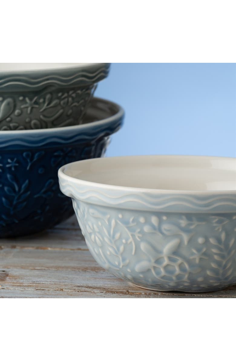 MASON CASH Nautical Collection Turtle Size 24 Mixing Bowl, 2.15 Quart, Alternate, color, Light Blue