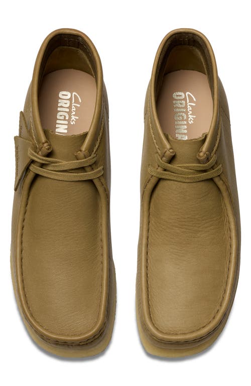 Clarksr Clarks(r) Wallabee Chukkah Boot In Dark Olive Lea