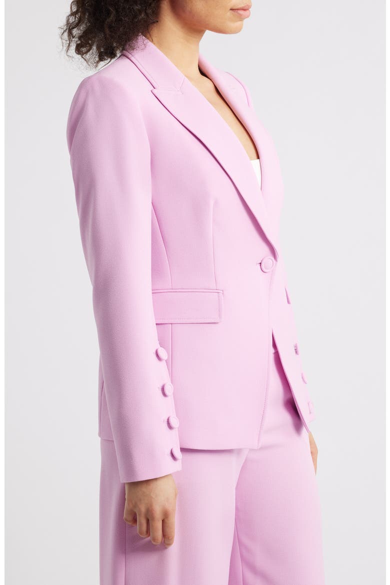 One-Button Blazer, Alternate, color, PINK MACAROON