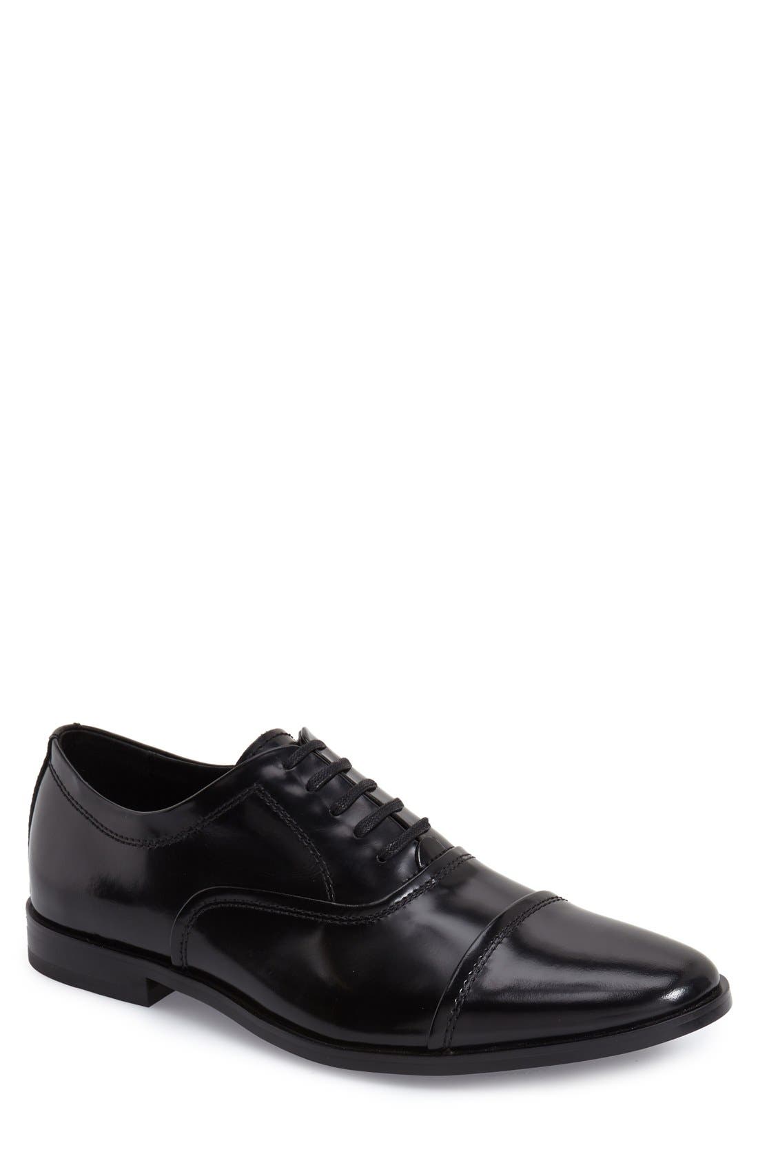 Calvin Klein 'Nino' Cap Toe Oxford, Main, color, 
