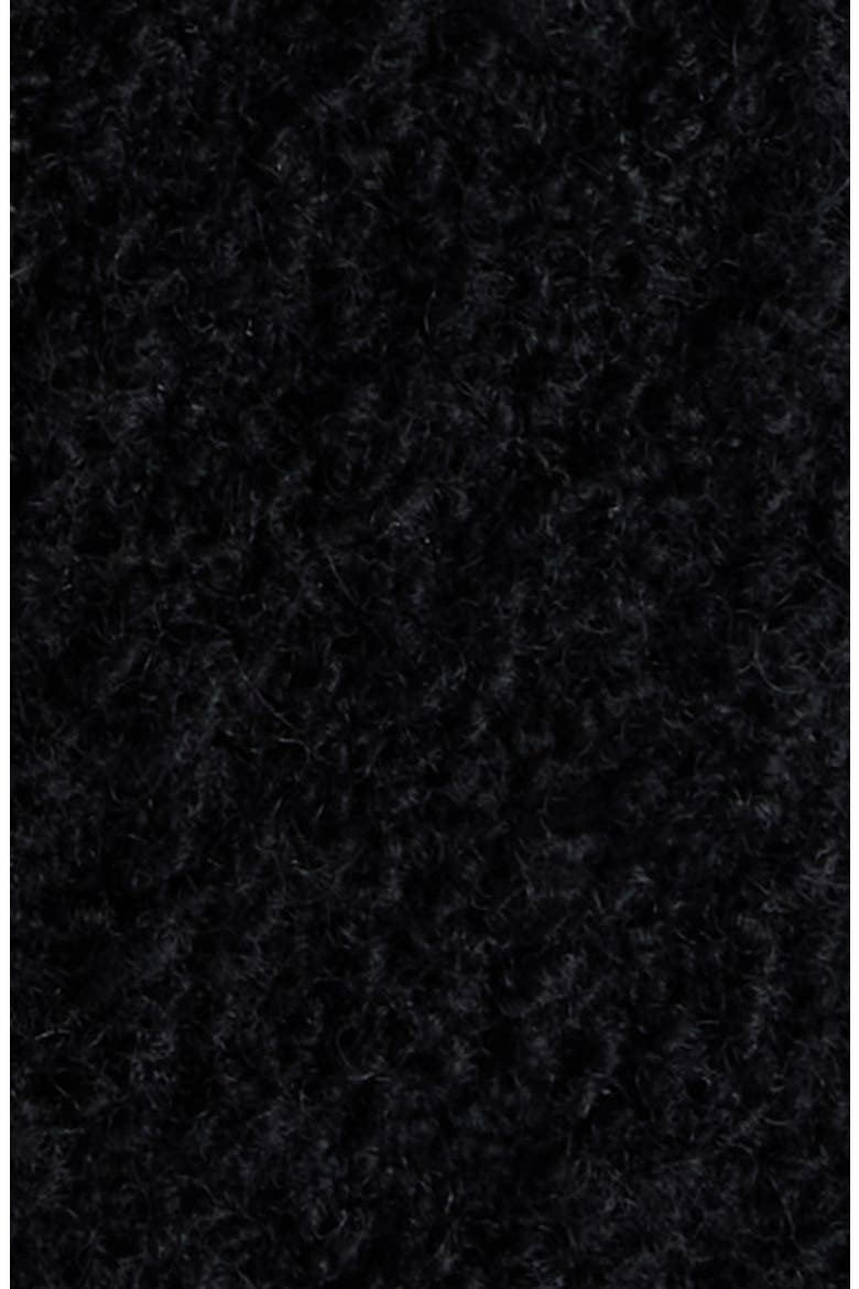 Wool Blend Bouclé Peacoat, Alternate, color, BLACK