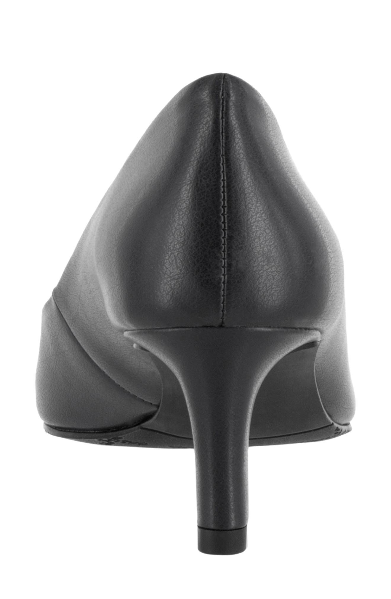 EASY STREET Pointe Pointed Toe Patent Pump - Multiple Widths Available, Alternate, color, Black