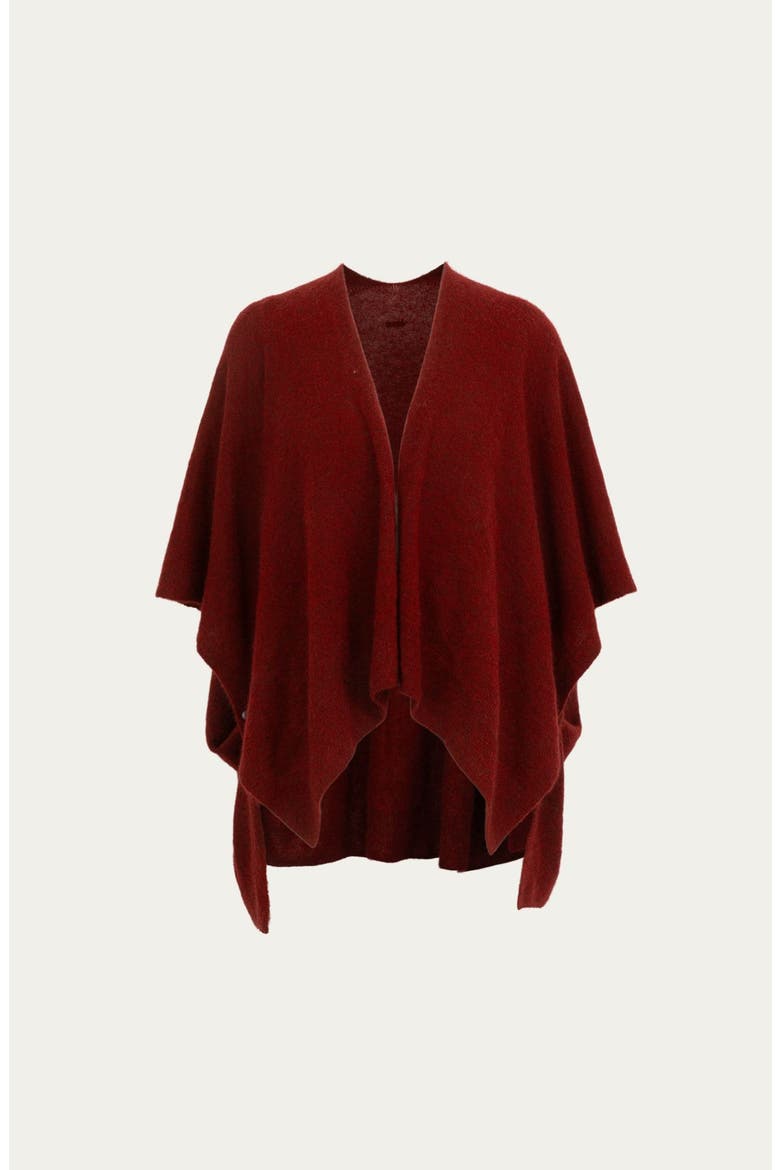 Cashmere Cape, Alternate, color, Red