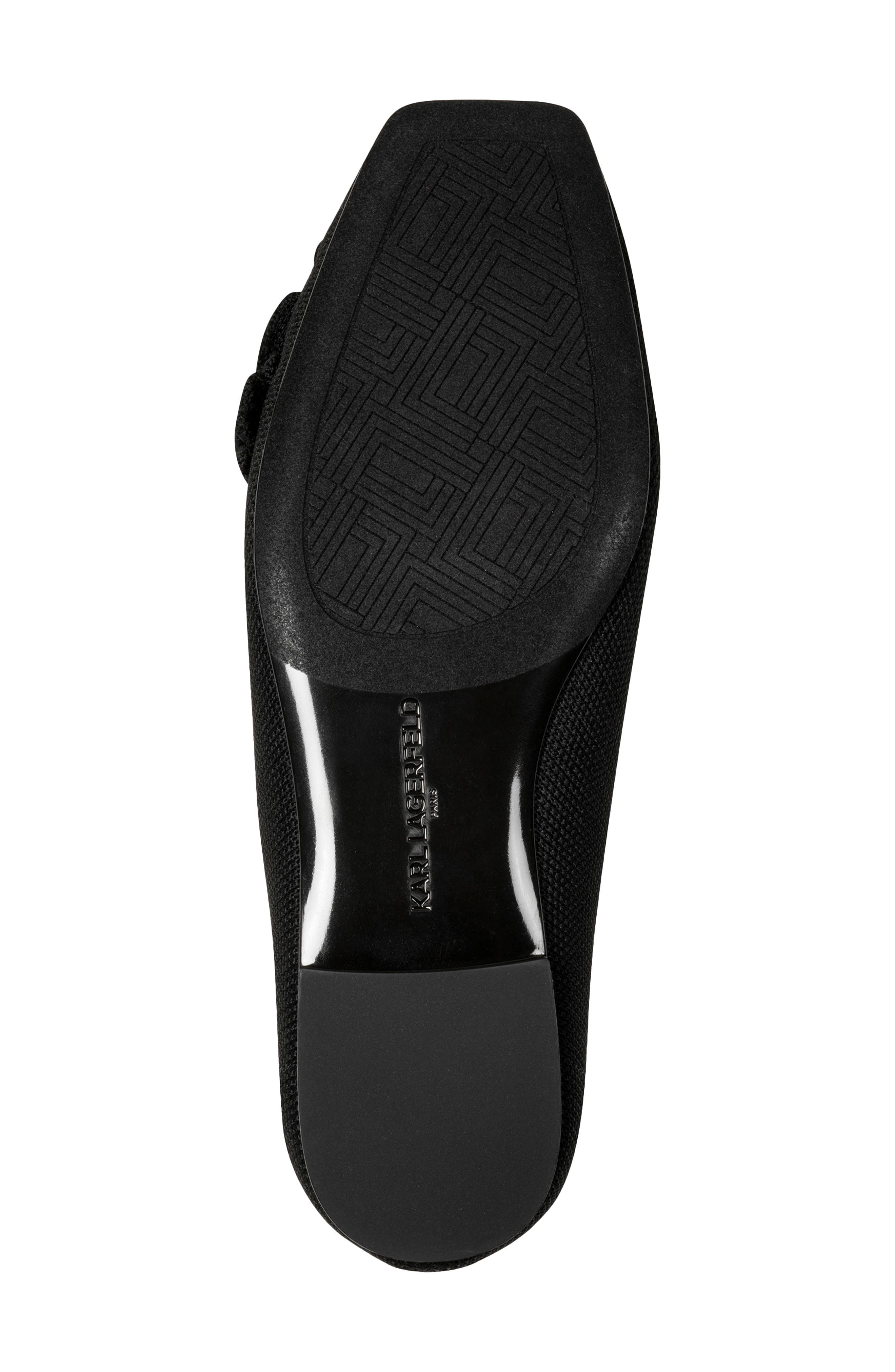 KARL LAGERFELD PARIS Zundro Flat, Alternate, color, Black