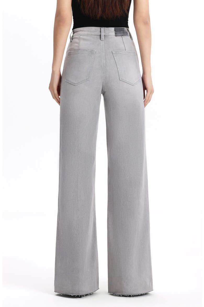 Super High Waist Wide Leg Jeans, Alternate, color, STONE GRAY