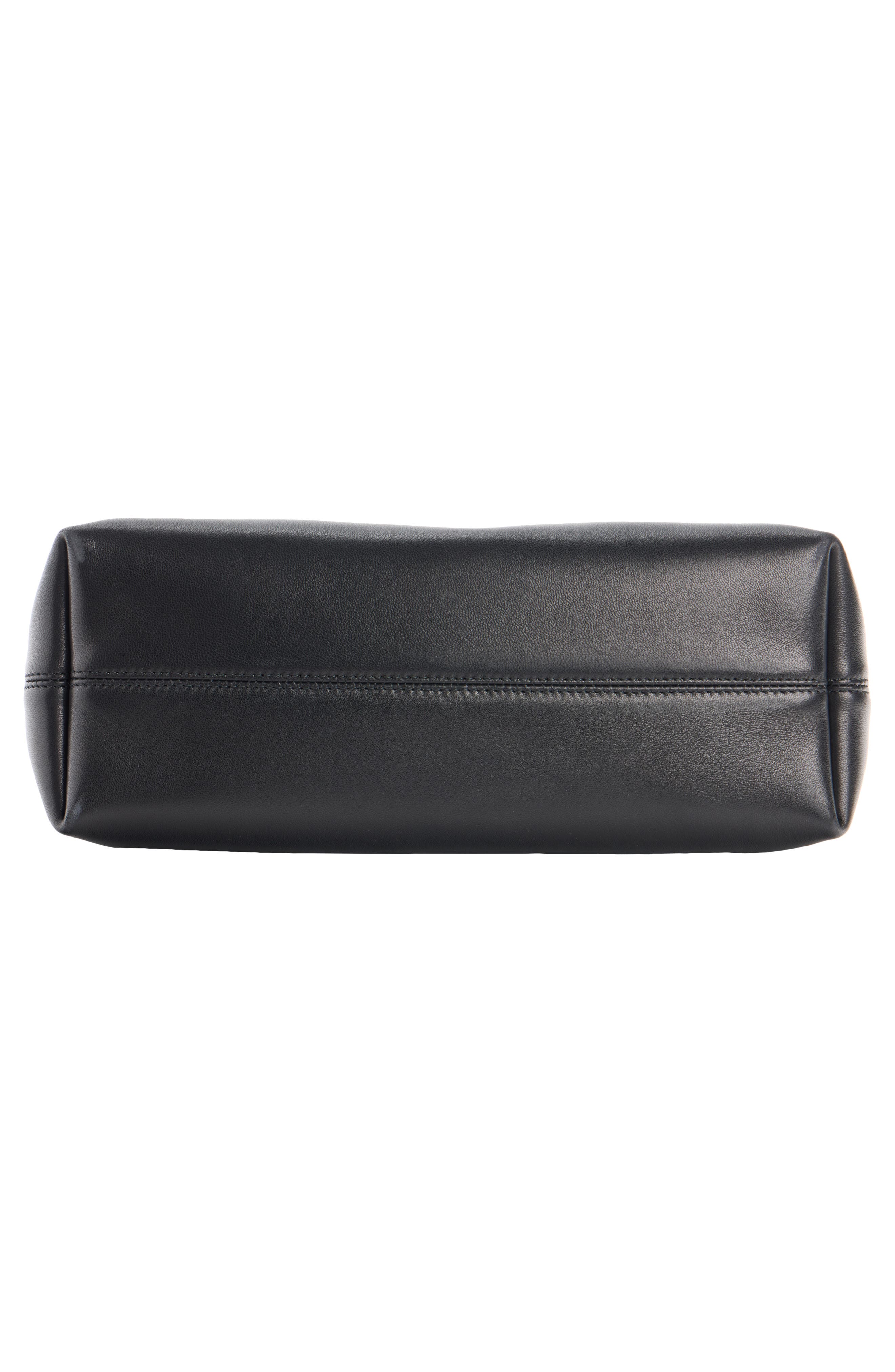 Givenchy Pinch Soft Leather Clutch, Alternate, color, Black