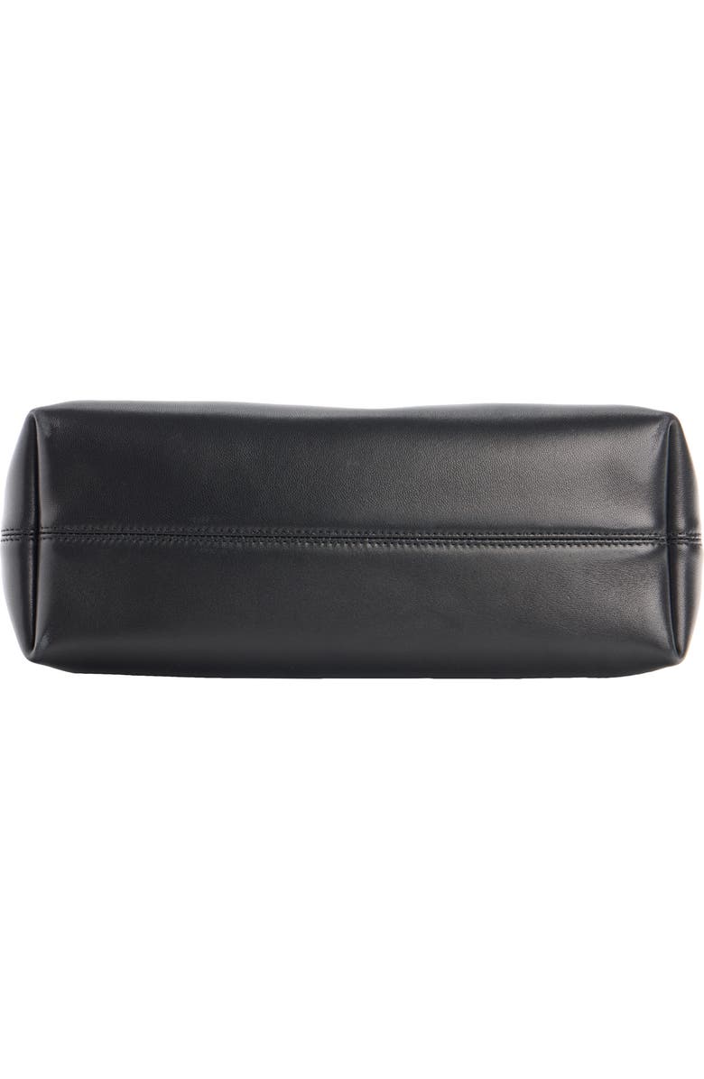 Givenchy Pinch Soft Leather Clutch, Alternate, color, Black
