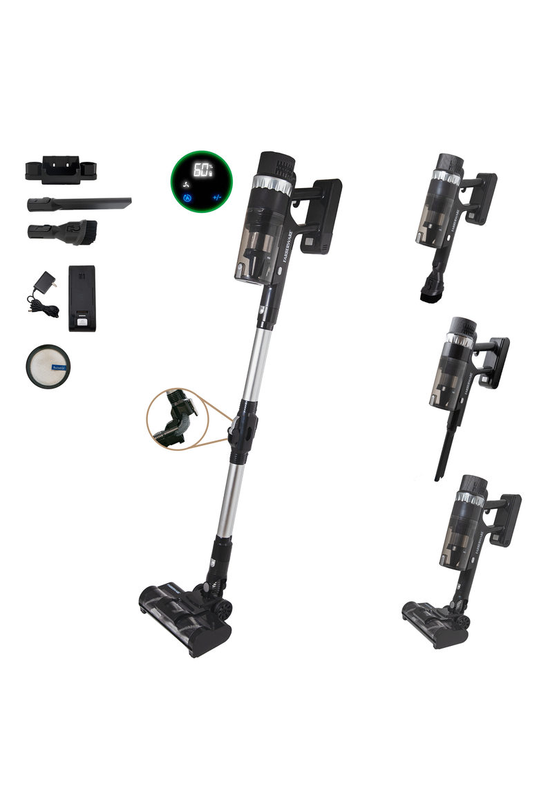 Cordless Platinum Stick Vacuum Cleaner, Main, color, Black