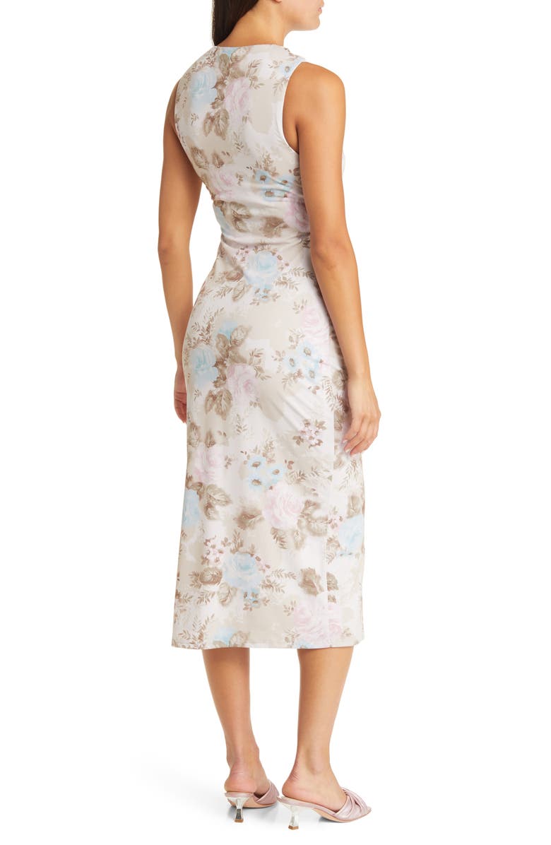 WAYF Siete Ruched Sheath Dress, Alternate, color, 