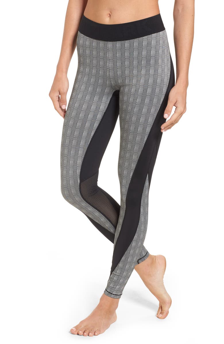 IVY PARK<sup>®</sup> Jacquard Block Ankle Leggings, Main, color,