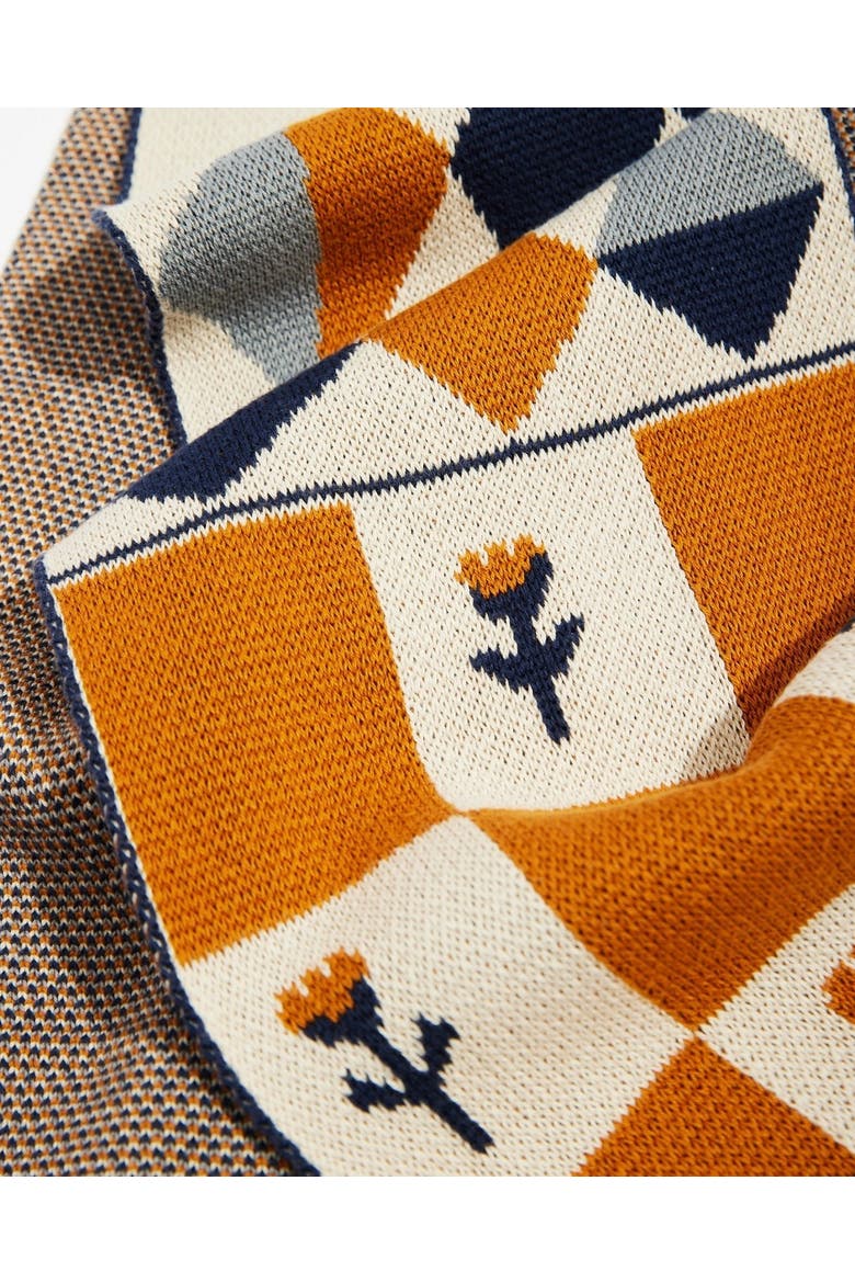 Toni Darling Frank Knit Throw Blanket, Alternate, color, Blue Clementine