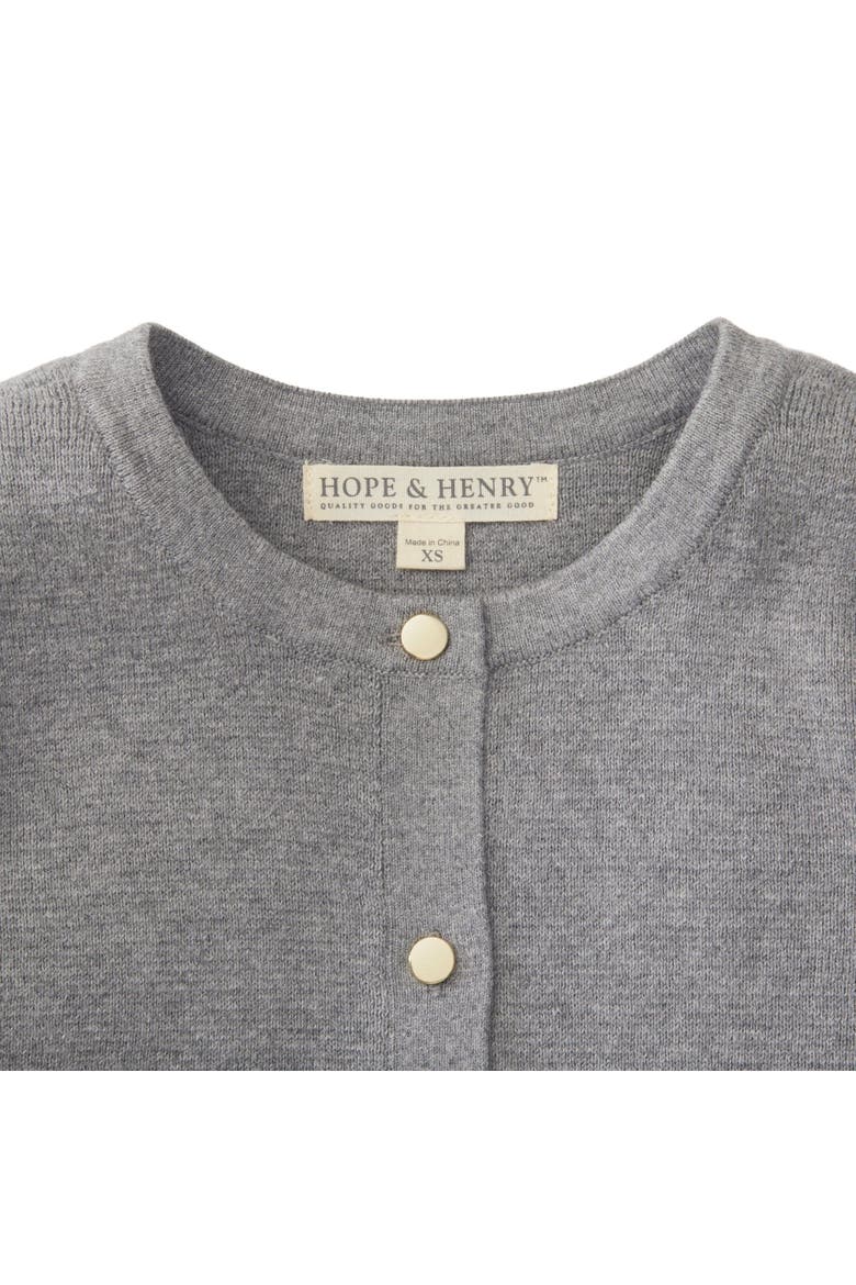 Baby Girls' Milano Stitch Cardigan, Infant, Alternate, color, Gray