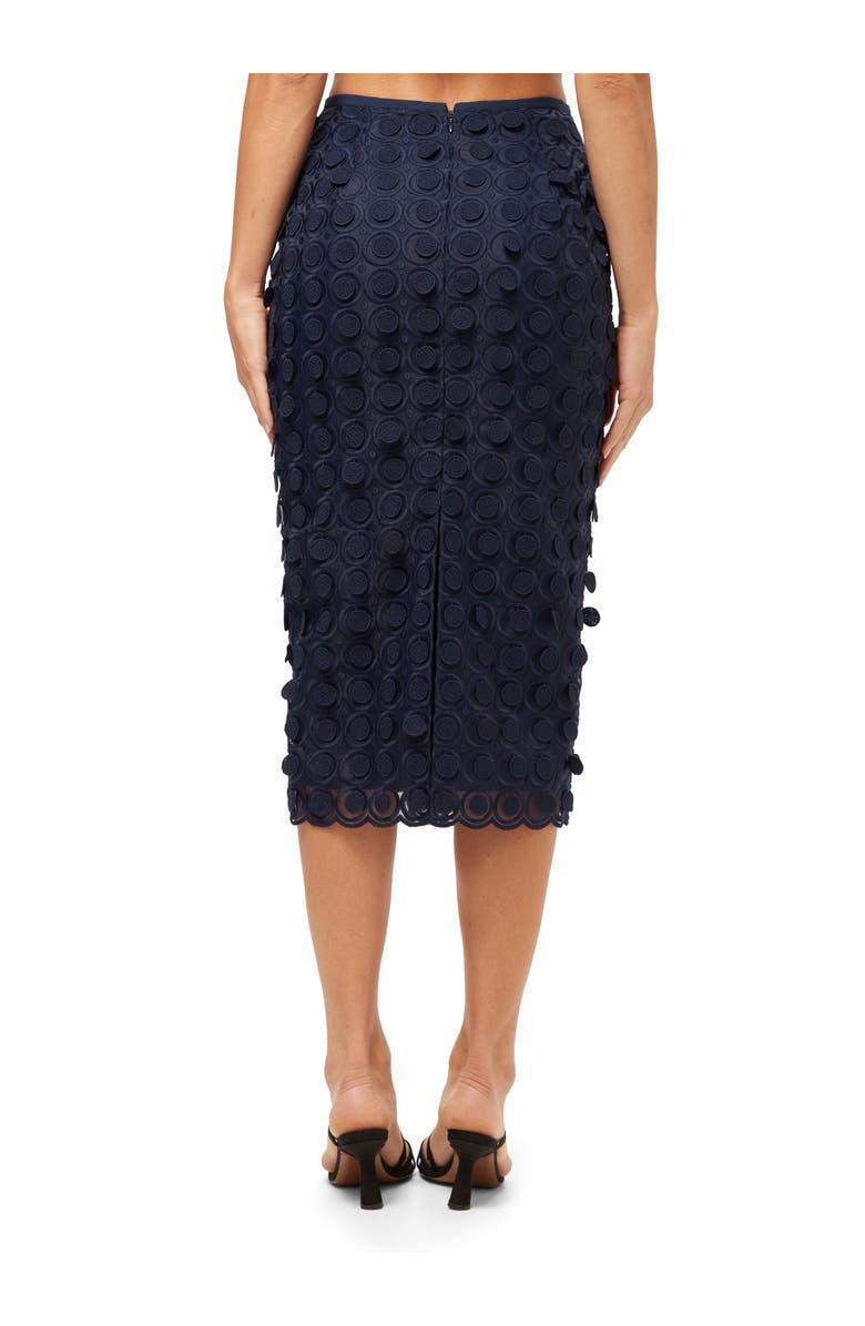 Trina Turk Dita 2 Embroidered Midi Skirt, Alternate, color, Ink
