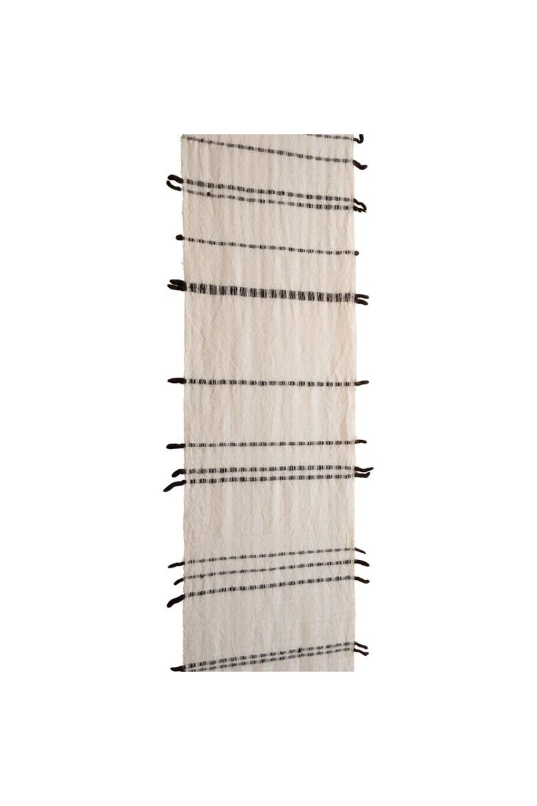 Chiaroscuro Handwoven Cotton Wall Hanging, Main, color, Natural