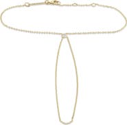 Zoë Chicco Floating Diamond Adjustable Hand Chain