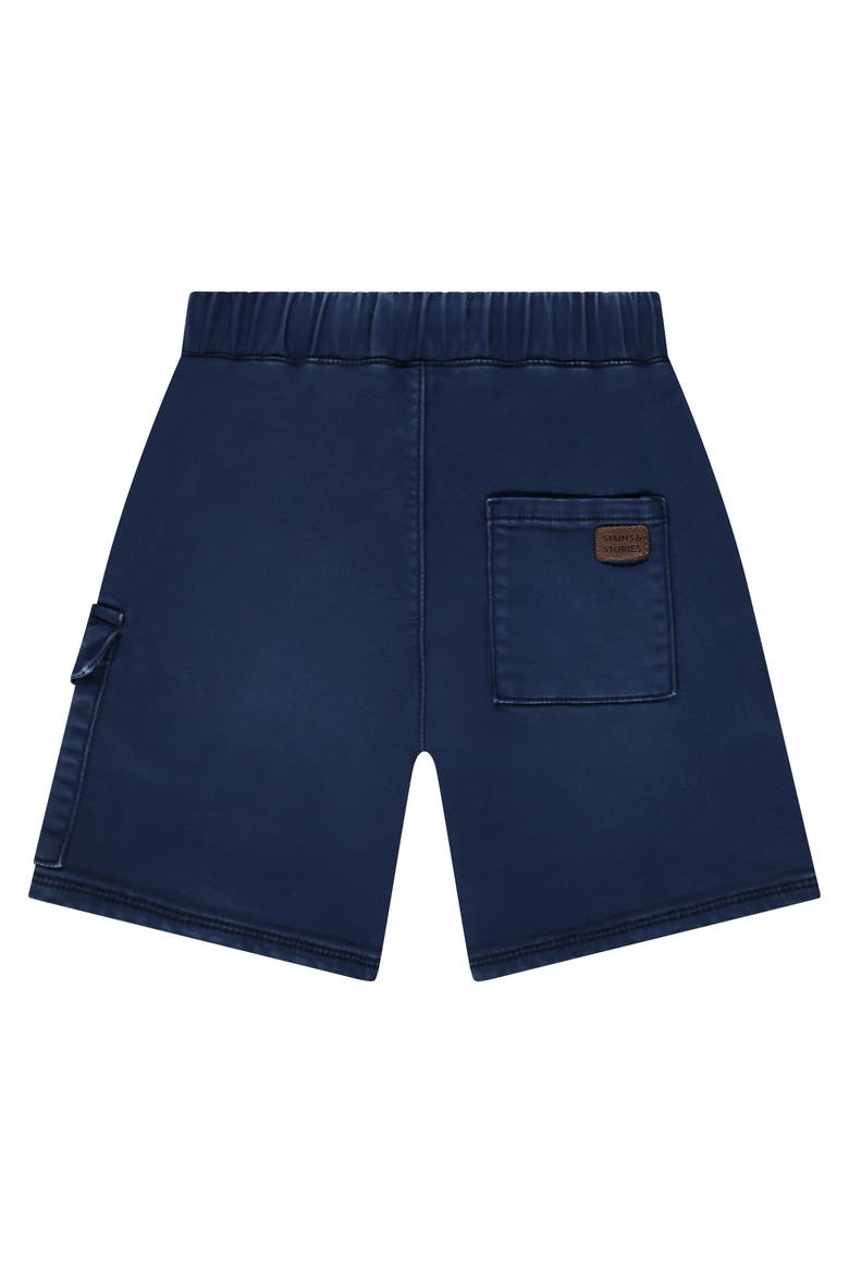 Pull On Cargo Pocket Short, Alternate, color, Navy