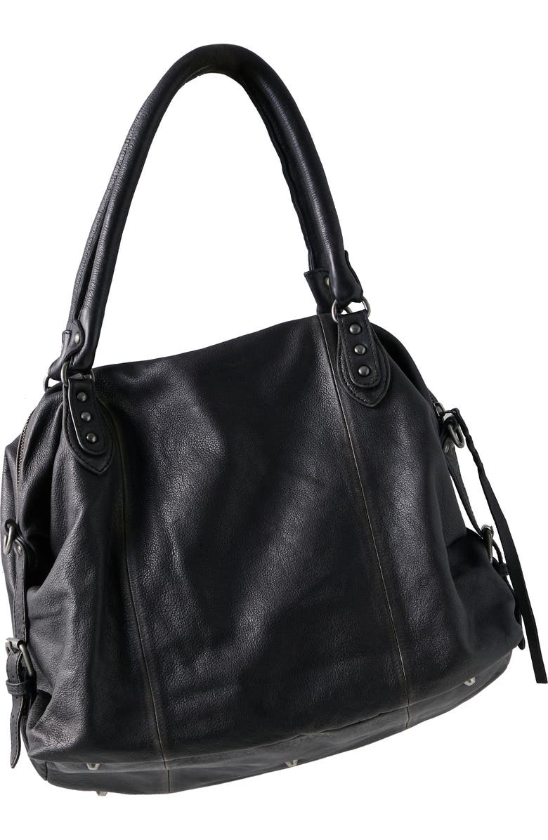 Free People We The Free Emerson Lambskin Leather Tote, Alternate, color,