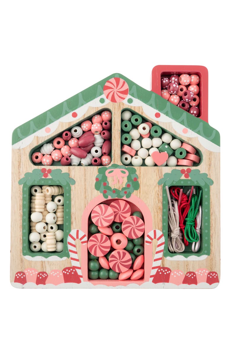 Stephen Joseph Christmas Gingerbread Bead Set, Main, color, Gingerbread