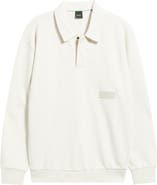 BOSS Cotton Jersey Long Sleeve Polo