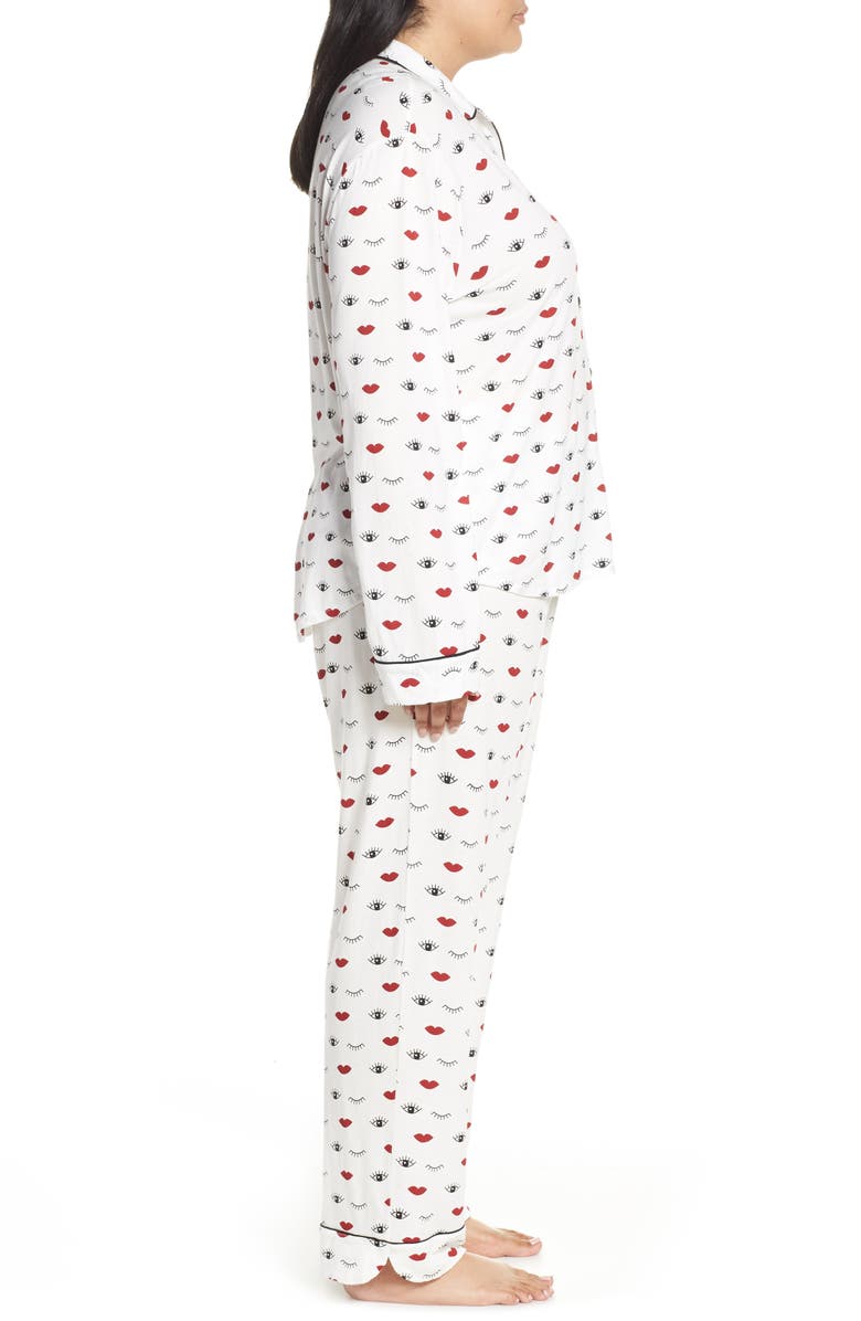 PJ Salvage Give Love Pajamas, Alternate, color, 