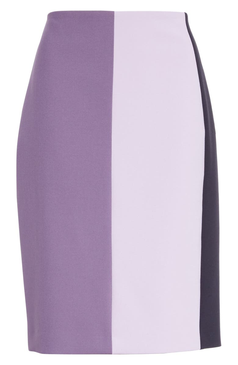 BOSS Volobus Colorblock Pencil Skirt, Alternate, color,