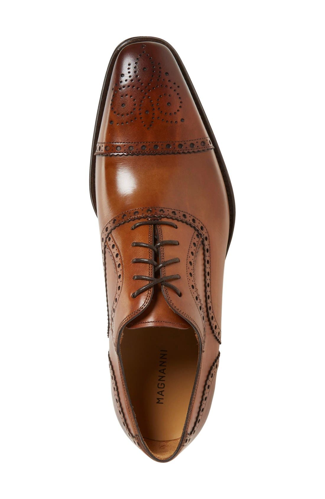 Magnanni 'Santiago' Cap Toe Oxford, Alternate, color, 