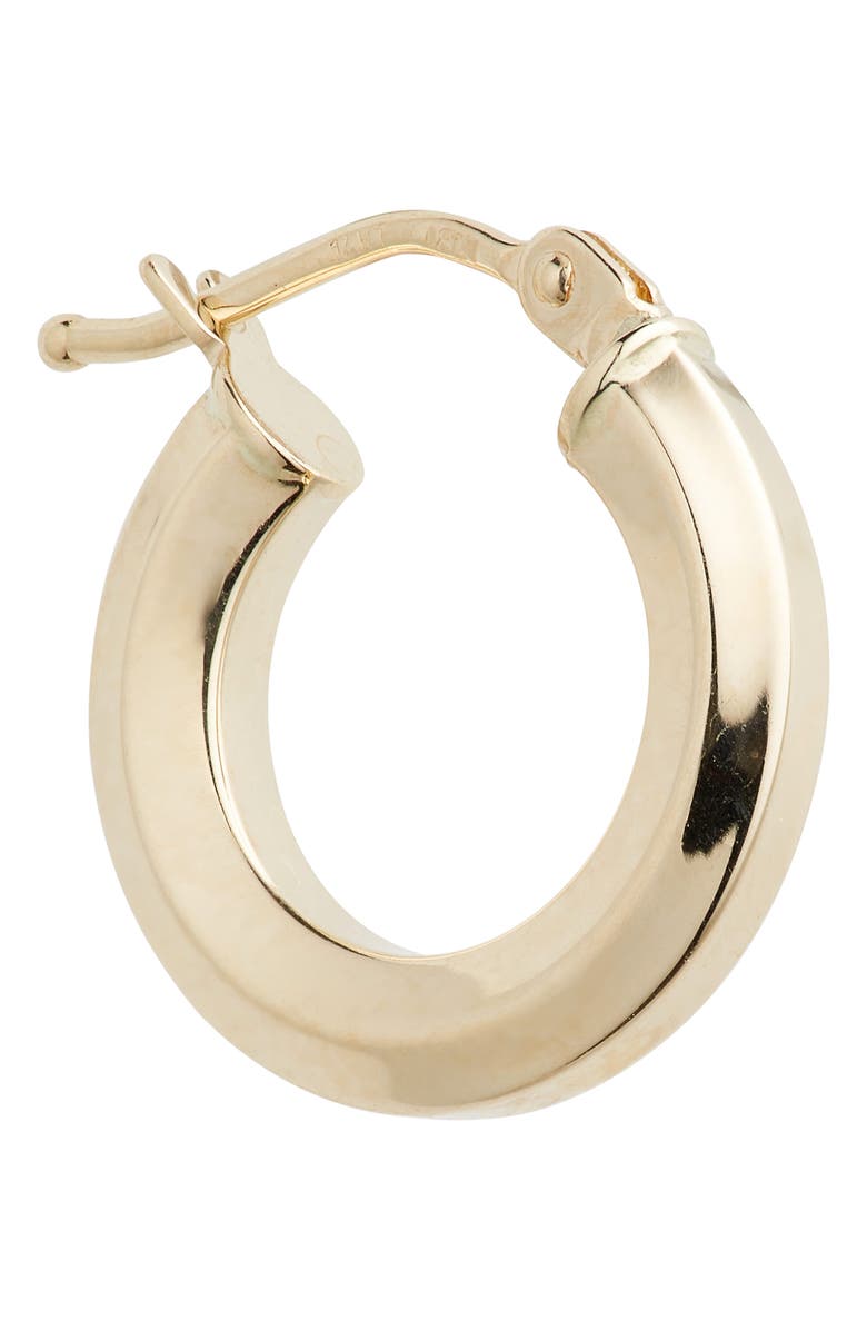 Bony Levy 14K Gold Beveled Edge Hoop Earrings, Alternate, color, 