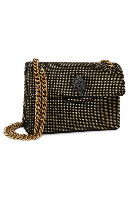 Kurt Geiger London Mini Kensington Fabric Convertible Crossbody Bag In Neutral