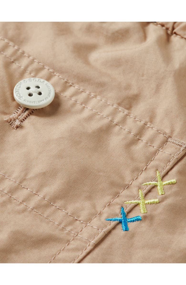 Scotch & Soda Kids' Straight Leg Cotton Cargo Pants, Alternate, color, Soft Camel