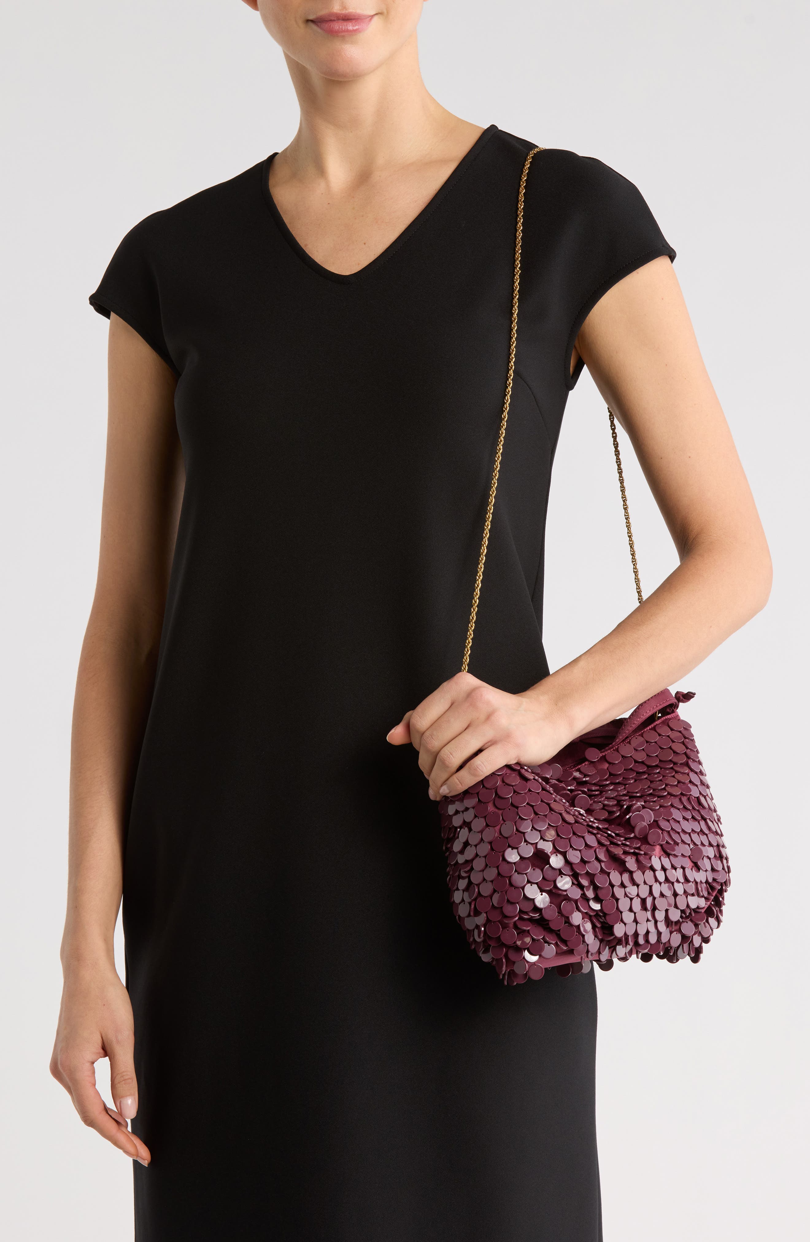 Ted Baker London Coral Drawstring Bag, Alternate, color, 