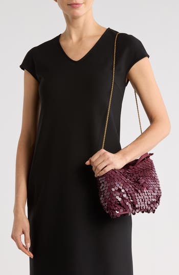 Coral Drawstring Bag