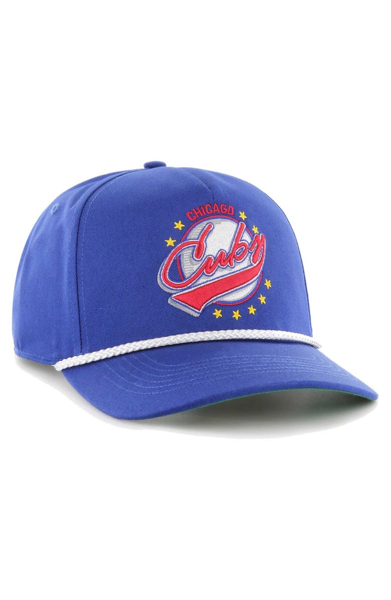 '47 Men's '47 Royal Chicago Cubs Wax Pack Collection Premier Hitch Adjustable Hat, Alternate, color, Royal
