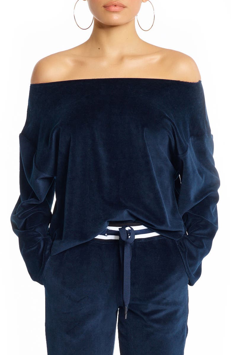 KENDALL + KYLIE Off the Shoulder Top, Main, color, 